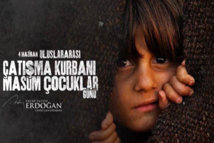 Cumhurbaşkanı Erdoğan’dan 'Masum Çocuklar' paylaşımı
